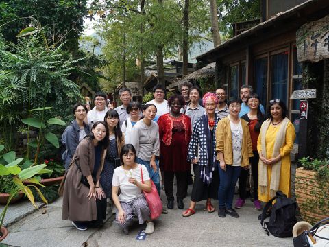 The workshop participants at Zhuo Ye Cottage