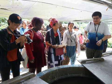 The indigo vat at Zhuo Ye Cottage