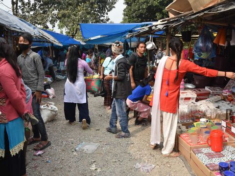 Market scene