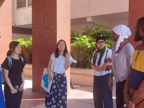 An afternoon tour of the campus