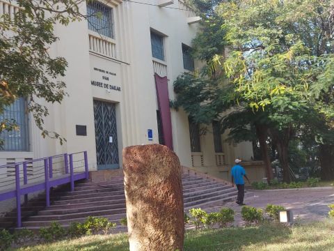 IFAN museum and garden space outside the UCAD campus, Dakar