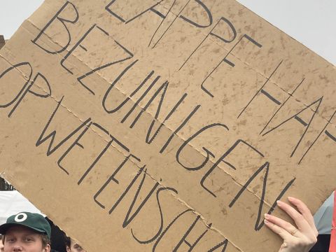 Weak move: cutting back on science. Photo: Marije ten Brink