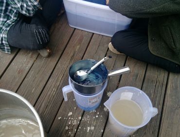 To Image Blue Through Making: Preparation Vat of Indigo in School